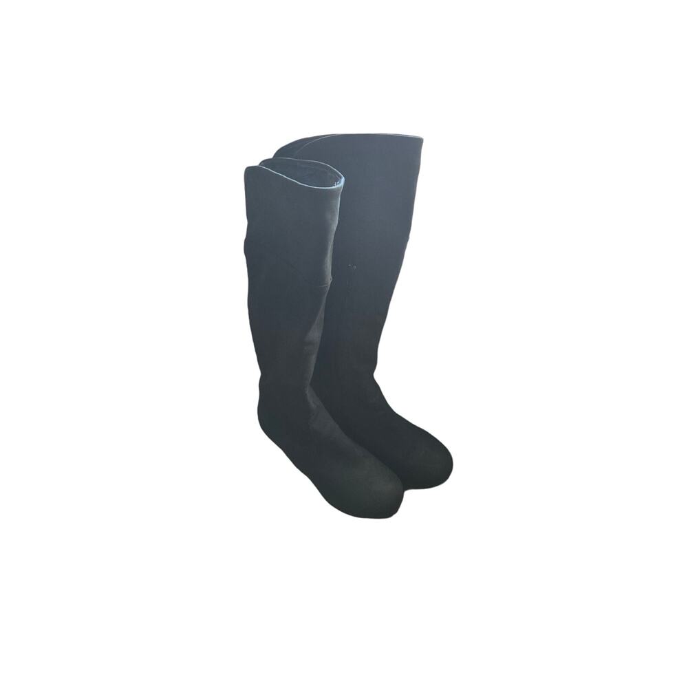 Steve Madden Rackey knee high Tall Black boots Size 8.5 - Picture 2 of 6
